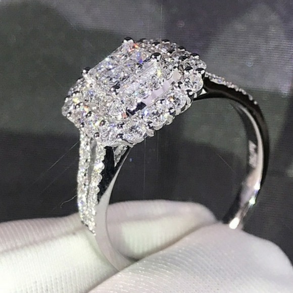 🎀925 Stunning If Diamond Ring - Picture 4 of 8